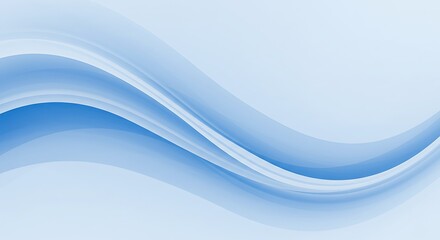 Abstract flowing pastel waves in soft blue shades creating a soothing, elegant, and modern artistic background, perfect for digital design, branding, wallpapers, posters, or web visuals
