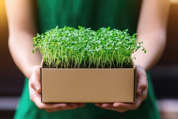 Hand Holds Garden Seeds