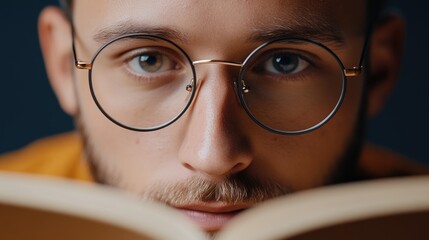 Man Reading Book