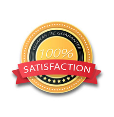 100% Satisfaction Guarantee Badge