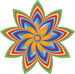 abstract flower vector illustration