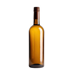 Wine bottle, amber glass