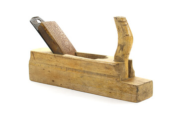 Vintage Wooden Handheld Carpenter's Tool Showing Rustic and Antique Appeal