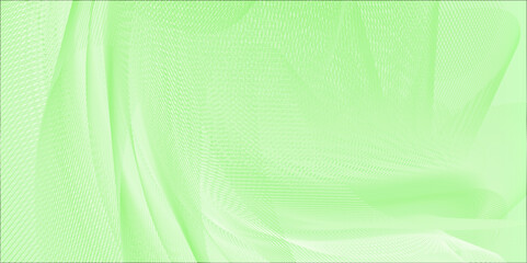 Abstract design with flowing wave-like patterns in various shades of green, The gradients create a soft three-dimensional effect, a light green background the overall aesthetic is calming and modern.