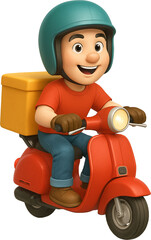 배달원 캐릭터