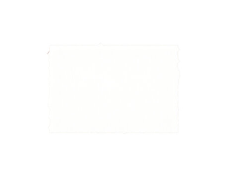 Blank white ticket stub with scalloped perforated edges. - Powered by Adobe