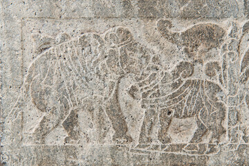 Intricate carvings at Mallikarjun Temple,  13th century, Loni Bhapkar, Morgaon, Maharashtra, India.