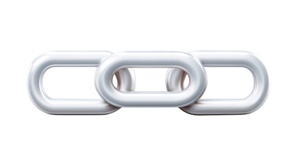 Obraz premium Interconnected rings, a symbol of strength, unity, and connection in complex chain