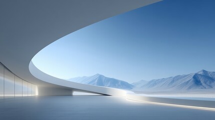 The spacious square and the simple buildings