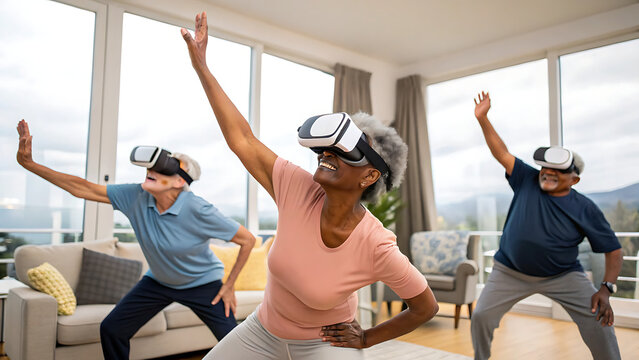 Senior Citizens Embracing Virtual Reality for Fitness at Home An Active and Immersive Experience