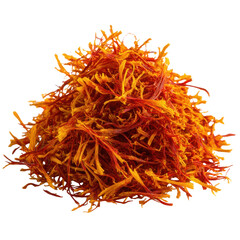 Naklejka premium Photo of Saffron Spice on transparent Background - Ingredient, Cooking