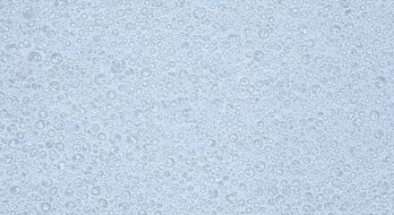 Fototapeta premium Abstract light blue background with a pattern of interconnected circular bubbles