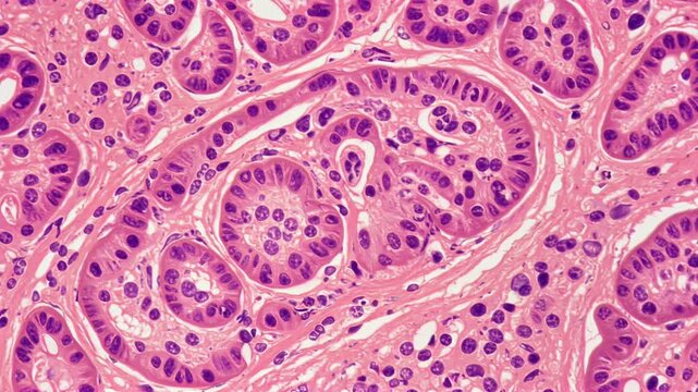Histopathology - Breast cancer tissue (ductal carcinoma)
