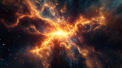 Fototapeta premium a dimensional futuristic rift