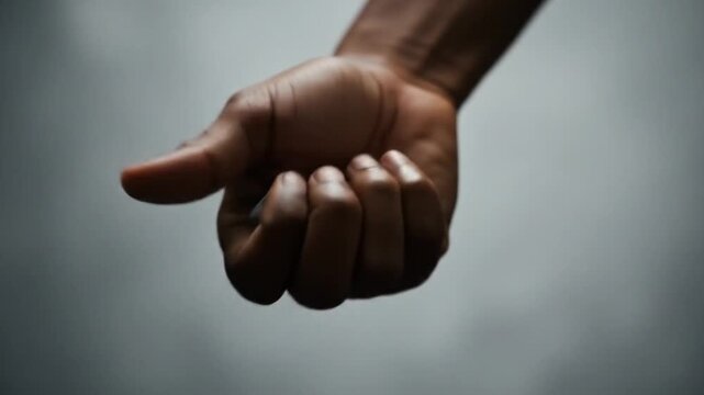 Cartoon dark hand holding unopened condom. Suitable for sexual health, contraception, safe sex, education, and relationships communication resources.