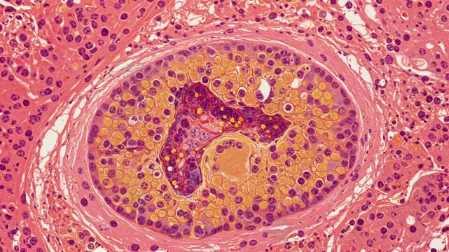 Infectious - Tuberculosis granuloma in lung tissue