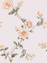Elegant Floral Pattern Assortment for Gentle Spaces
