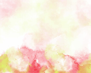 Fototapeta premium Abstract colorful watercolor for background. Digital art painting.