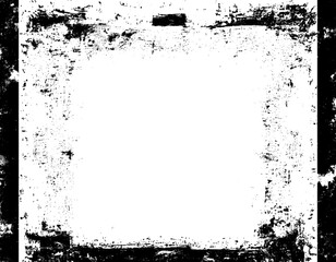 Grunge background is black and white