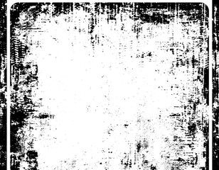 Grunge background is black and white
