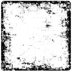 Grunge background is black and white