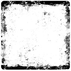Grunge background is black and white