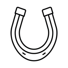 magnet horseshoe attraction physics science icon