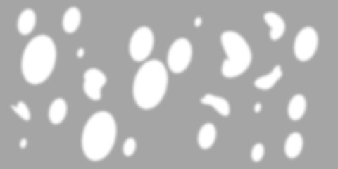 Abstract blurred white spots on gray background with soft edges and organic shapes. Ideal for dreamy textures, backdrops, or modern design overlays. Subtle, atmospheric, and artistic layout.