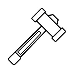 hammer isolated on white