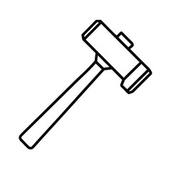 hammer isolated on white