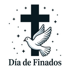 Flat Día de Finados Vector Design.