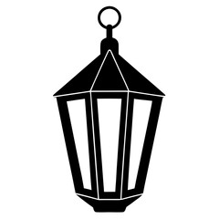 Islamic Lantern Silhouette Vector Set