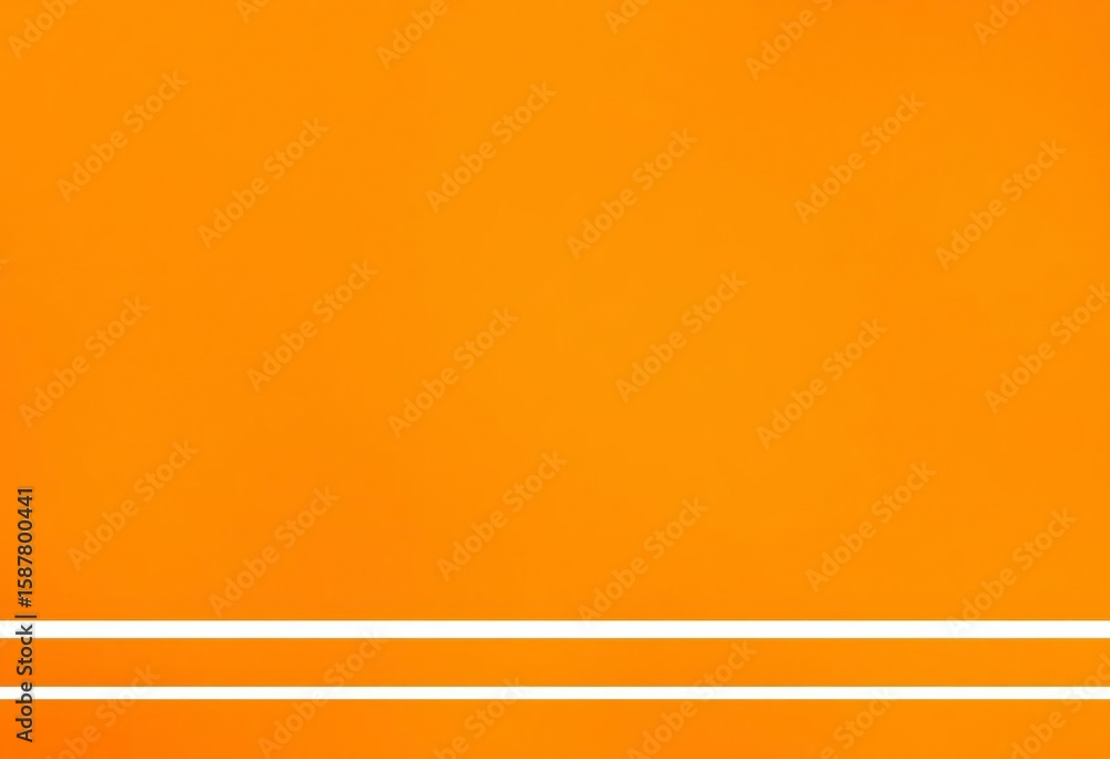 Poster abstract orange textured background with white running track lines, road, running track