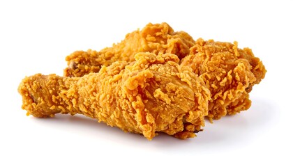 Crispy fried chicken drumsticks