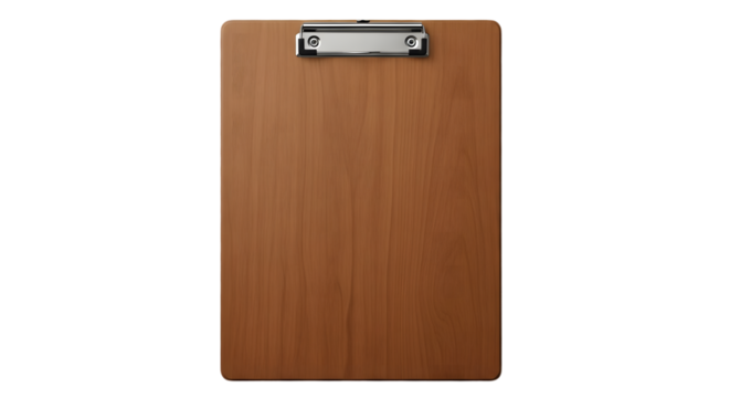 Basic Clip Board Stationery Supply Transparent Background