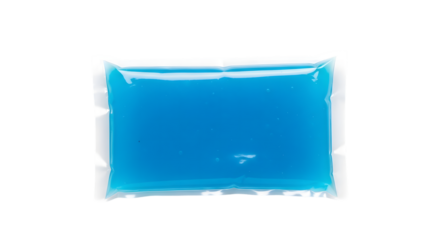 Reusable Ice Pack Gel Type Transparent Background