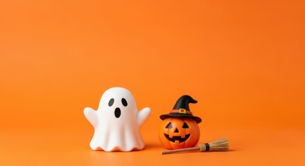 Halloween ghost pumpkin holiday decor