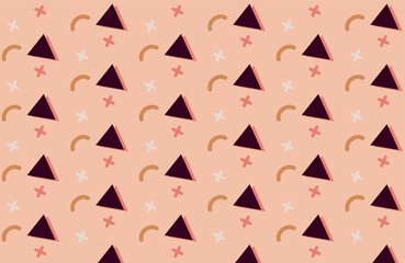 Memphis style abstract seamless pattern. for background, packaging, prints and other purposes.