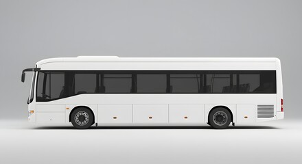 Realistic Image Modern City Bus