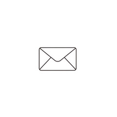 Line art mail icon with transparent background PNG and JPEG image for your business