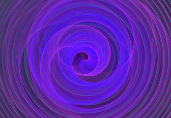 Fractal colored abstract on black background