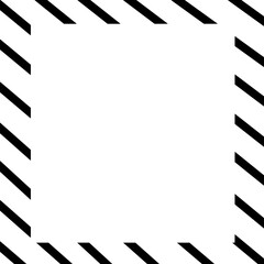 displays a frame with black and white dotted lines