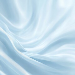 Obraz premium Light blue fabric drapes in flowing folds