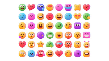 colorful emoji set