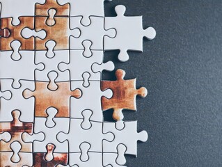 Obraz premium brcke puzzle