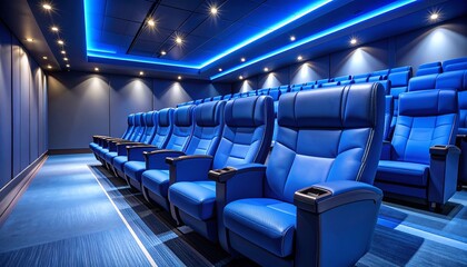 Obraz premium Modern movie theater interior