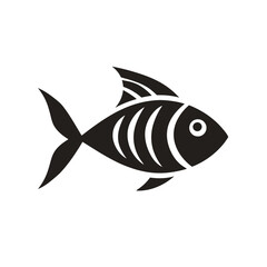 Fototapeta premium Vector Fish Clipart, Icon, Logo