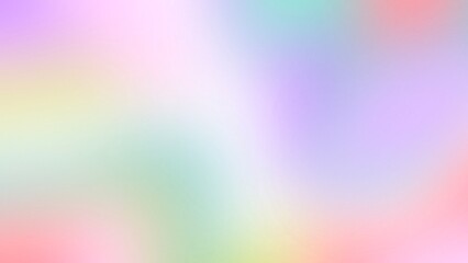 Holographic Background, Blurred Gradient, Abstract Art, Pastel Colors, Purple, Pink, Wavy, Design, Rainbow
