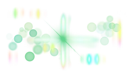 Green Glowing Overlay Effect, Soft Light, Flare, Magical Design, Sci-fi, Blur, Prism