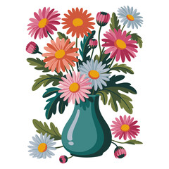 Boho Retro Flower Sublimation for t shirt, printing, wall art